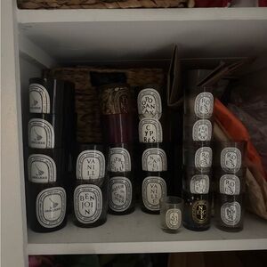 Empty diptyque candle vessels/ jars assortment. Sold individually 190g standard